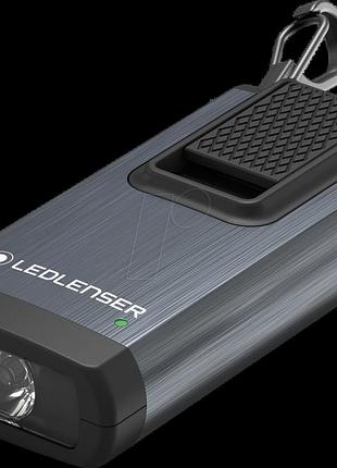 Ліхтарик брелок led lenser k6r gray, заряджається, 400lm