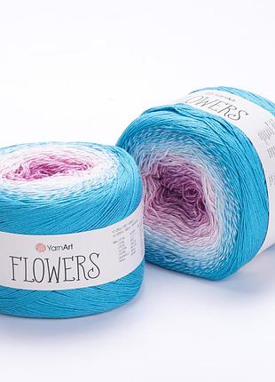 Пряжа yarnart flowers 294