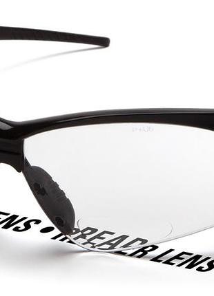 Бифокальные защитные очки proguard pmxtreme bifocal (clear +1.5), прозрачные