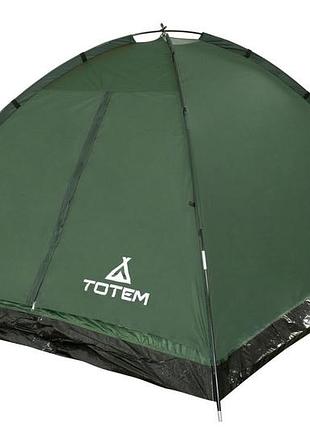Палатка totem summer 4 (v2) одношаровая uttt-029 green