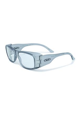 Оправы спортивные под диоптрии global vision rx-z сrystal gray (rx-able) (clear) прозрачные