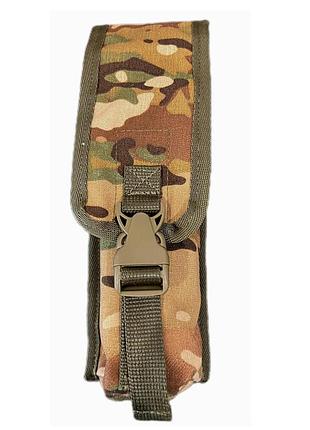 Подсумок закрытый под 2 магазина рпк ттх cordura 500d мультикам