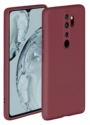 Чехол fiji full soft premium для xiaomi redmi note 8 pro силикон бампер bordo