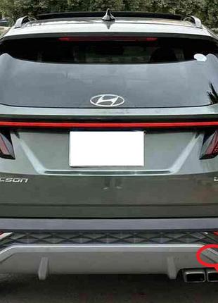 Hyundai tucson 2022 крышка заглушка заднего бампера хюндай тюксон