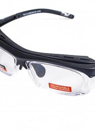 Оправы спортивные под диоптрии global vision rx-f (rx-able) (clear) прозрачные