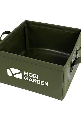 Ведро складное mobi garden square bucket 13л ex20674001 green