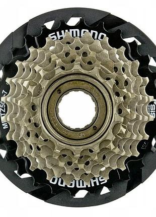 Трещотка shimano mf-tz500 7spd. 14-28 защита (mf-tz500-7-cp)