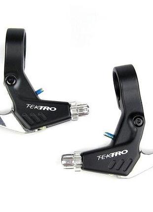 Тормозные ручки tektro ts360a пара, черный / серый (c-uh-d-0020)