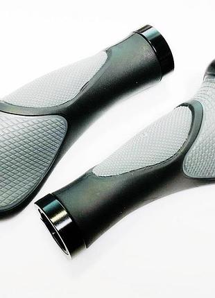 Грипси progrip анатомічні 140 мм чорний/сірий (5y45)