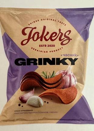 Гренки jokers ржано-пшеничные 80г чеснок