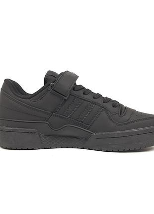 Adidas forum low чорні 2