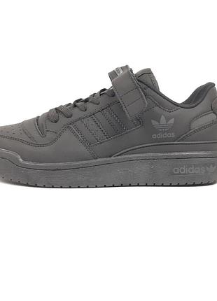 Adidas forum low чорні 4