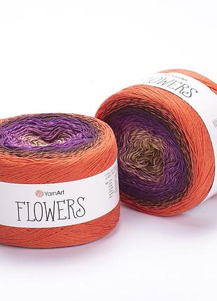 Пряжа yarnart flowers 295