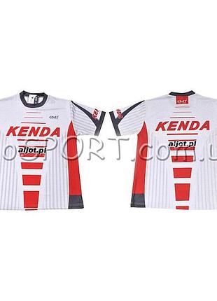 Велосипедна футболка kenda rad301 білий (a-pz-0234) -