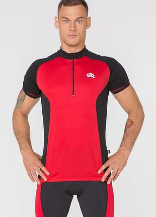 Велосипедная футболка radical racer sx черный / красный (a-0090-z) - xxl