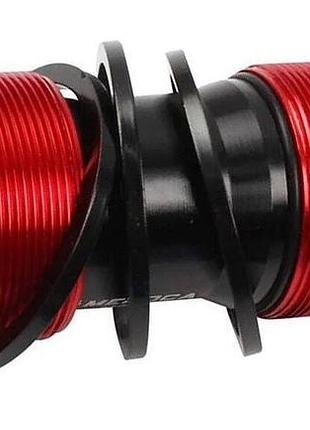Каретка meroca bb52 hollowtech ii bsa червона (roca-red)