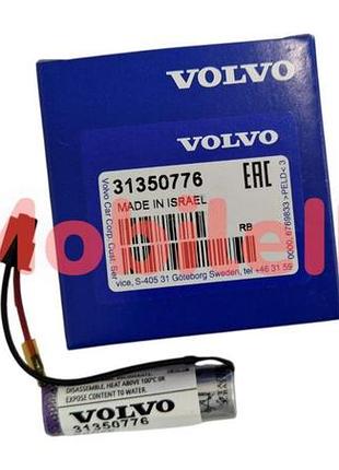 Акумулятор батарея volvo елемент живлення модуля керування системою volvo on call, 31350776, 420mah, 1.68mwh, servise original
