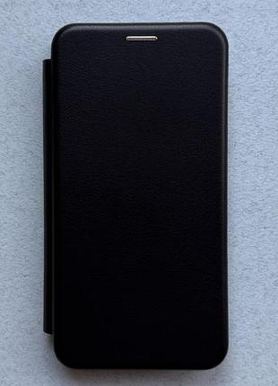 Samsung galaxy s21 чохол-книжка чорний, високоякісна штучна шкіра, слоти для кредитних карток