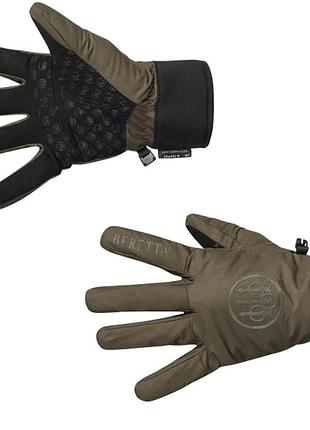 Тактические перчатки beretta waterproof green р.l