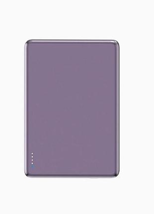 Power bank aspor a381 magnetic wireless 5000mah (type-c/20w)- фіолетовий (900155)