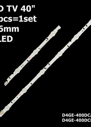 Підствітка bn96-38890a bn96-30417a, bn41-02172a tv 40 3-6led a/b 3v. 5шт. a+5шт. b=1 (836 mm.)