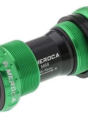 Каретка meroca bb52 hollowtech ii bsa зелений (roca-green)