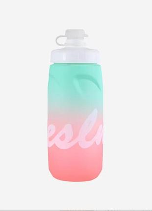 Фляга eslnf 620 мл., бирюзовый с розовым (ylb-28-summer-pink)