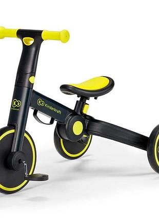 Трехколесный велосипед 3 в 1 kinderkraft 4trike black volt