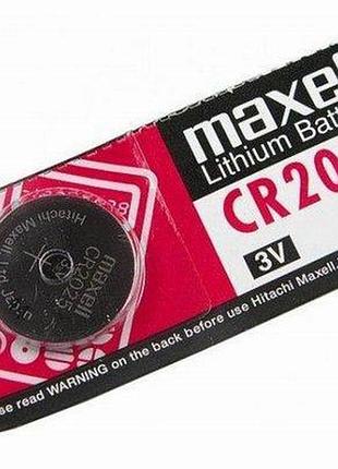Батарейка maxell cr2025 для велоком'ютера (bat034)