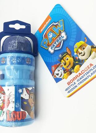 Фляга и флагодержатель nickelodeon paw patrol 350мл синий (bid061)