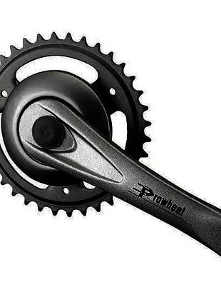 Шатуни prowheel pro-a38 nexus, алюміній, чорний (pro-a38-black)