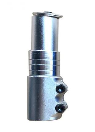 Адаптер для руля gjb-012 heads up 1-1 / 8", 110мм, серебристый (gjb-012-silvery)