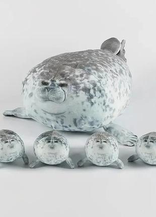 М’яка іграшка тюлень з 4 малюками 40 см