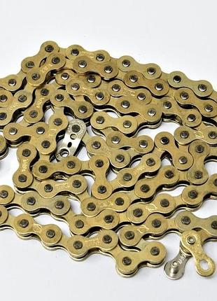 Ланцюг taya el-410 1 шв 1/2"x1/8",112l, золотистий (lan-115)