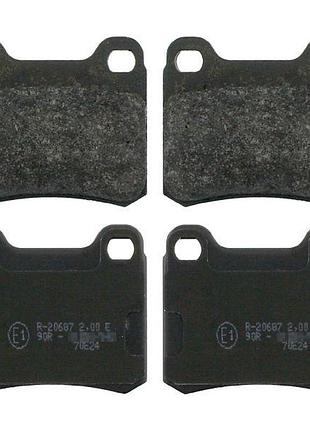 Колодки тормозные задние raiso(швеция) mb c-class (w201), мб ц-класс (ф201) 82-93 #rp0294 ualofcm17