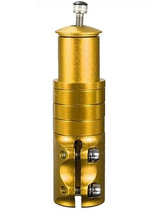 Адаптер для руля gjb-012 heads up 1-1 / 8", 110мм, золотой (gjb-012-gold)