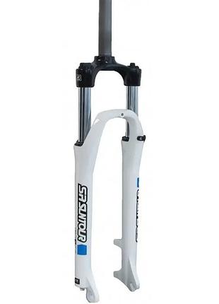 Вилка 27.5" suntour xce28 disk 1-1/8 белый (3869)