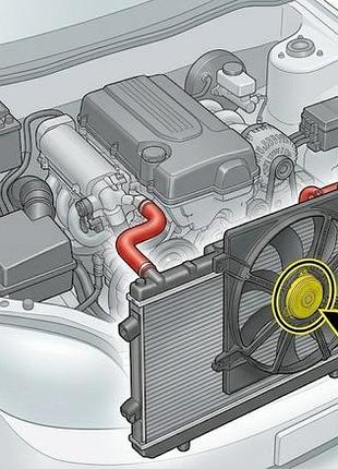 Мотор вентилятора охолодження джили ск, geely ck, джили мк оем 1602191180-02