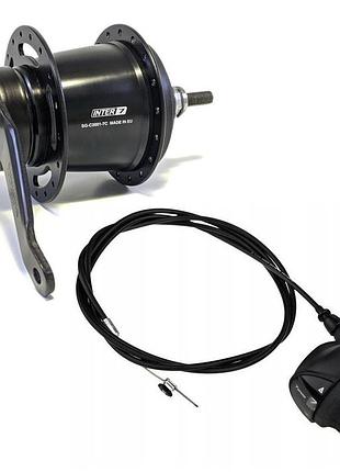 Втулка задняя shimano nexus sg-c3001-7c, 7-шв, 36 черная (91986)