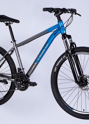 Велосипед st 27.5" space mars dd fr рама-17" сине-серебристый (ops-sp-27.5-020)