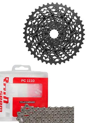 Кассета sram pg 1150 11sp 10-42 + цепь sram pc 1110 группсет (pia520)