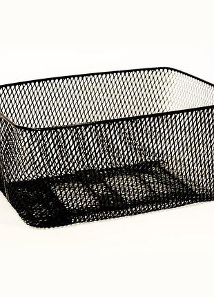 Корзина kands 18х41х31см, на багажник черный (bp-3)