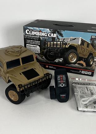Внедорожник на радиоуправлении jjrc c8835 4wd 1:16 - rc джип, рок-кравлер цвет - желтый