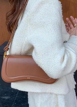 Жіноча сумка jw pei joy bag коричневий колір