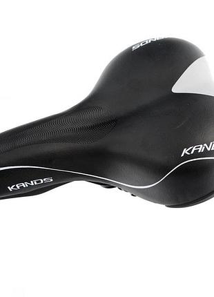 Седло kands trek/mtb 265x170мм, черный (a-476bf)