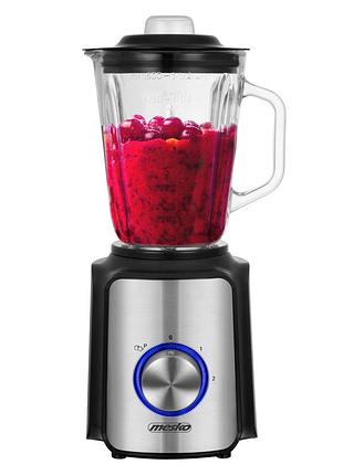Блендер настольный mesko ms 4080 black 1200вт 1,5л стационарный