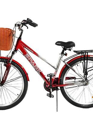 Велосипед al 26" spark mars, рама 17" красный (203643)