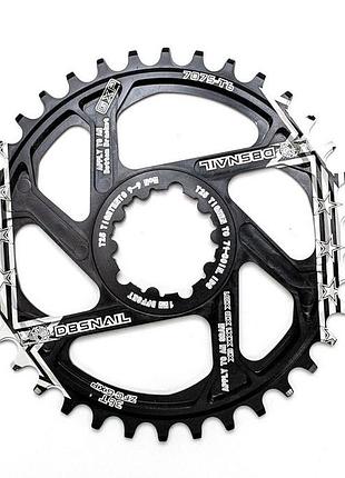 Звезда для шатуна snail narrow wide sram 1мм 38т черный (spr-064)