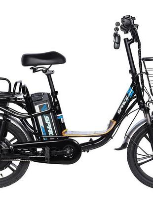Электровелосипед 18" al space eeldorado рама 15" 48b 15а*ч 500вт черный (elb-sp-18-007)