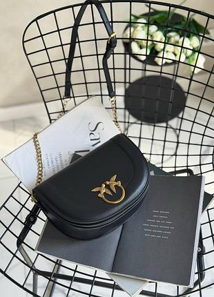 Женская сумка pinko love bag, сумка пинко кросс боди в расцветках, сумка пинко через плечо чорний